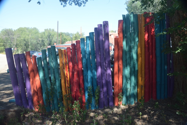 colored fence